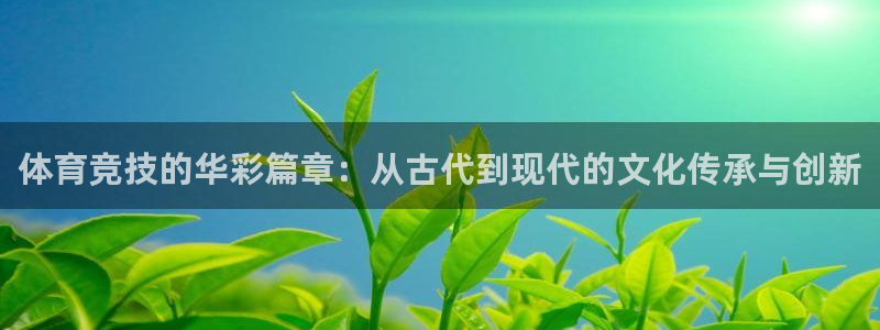 体育竞技的华彩篇章：从古代到现代的文化传承与创新