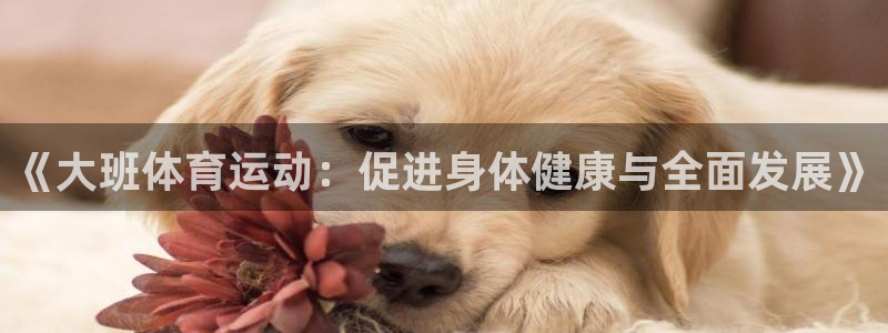 《大班体育运动：促进身体健康与全面发展》